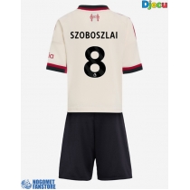 Liverpool Dominik Szoboszlai #8 Gostujuci Dres za djecu 2025-26 Kratak Rukav (+ Kratke hlače)